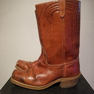 VINTAGE DINGO MADE IN USA BOOTS SIZE 9.5D #5